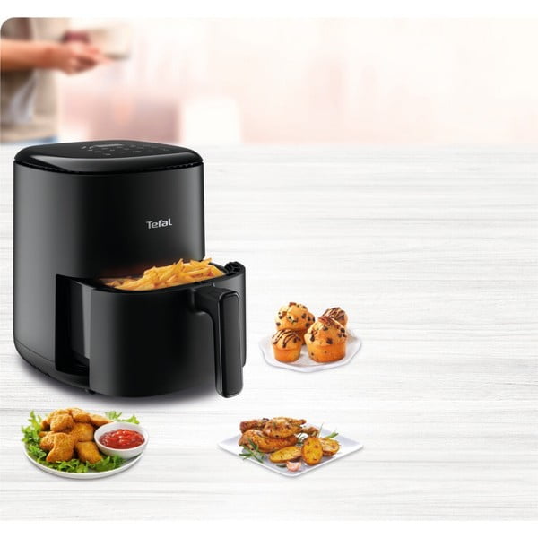 Friggitrice ad aria nera 3 l Easy Fry Compact EY145810 - Tefal-image-1