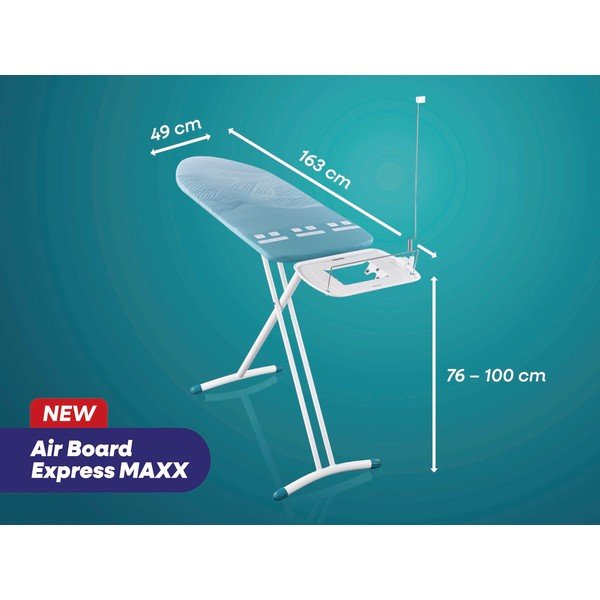 Asse da stiro 163x49 cm AirBoard Express L Solid MAXX – LEIFHEIT-image-1