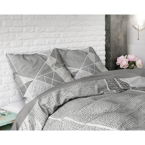 Biancheria da letto in cotone per letto matrimoniale Furtrix, 200 x 200/220 cm - Pure Cotton-image-1