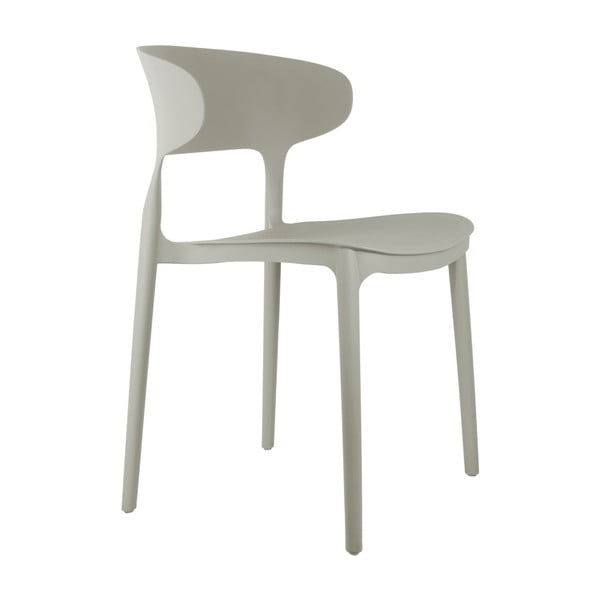 Sedia da pranzo grigia in plastica Fain – Leitmotiv