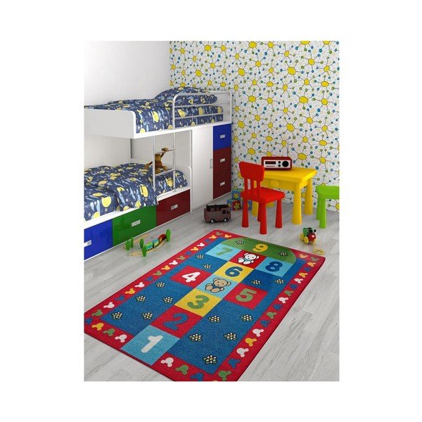 Tappeto per bambini Seksek, 100 x 150 cm - Confetti