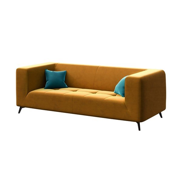 Divano giallo miele , 217 cm Toro - MESONICA-image-2