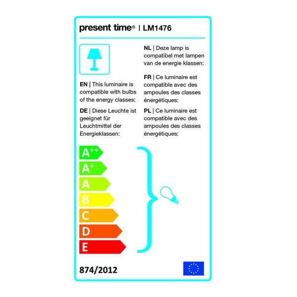Bílé závěsné svítidlo s dřevěným detailem Leitmotiv Farm, ⌀ 41 cm-image-3