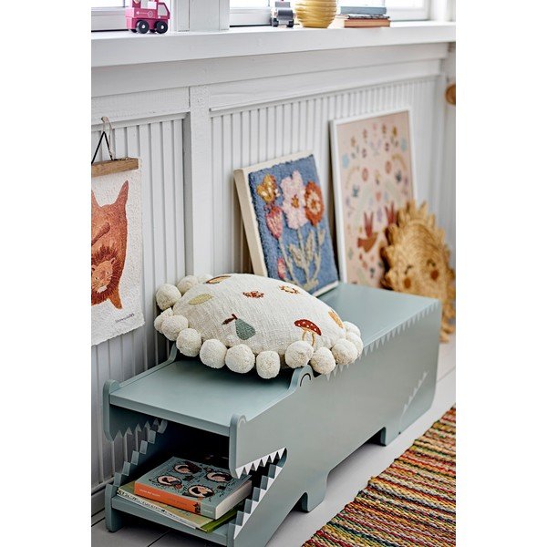 Panca per bambini verde Arnie – Bloomingville Mini-image-1