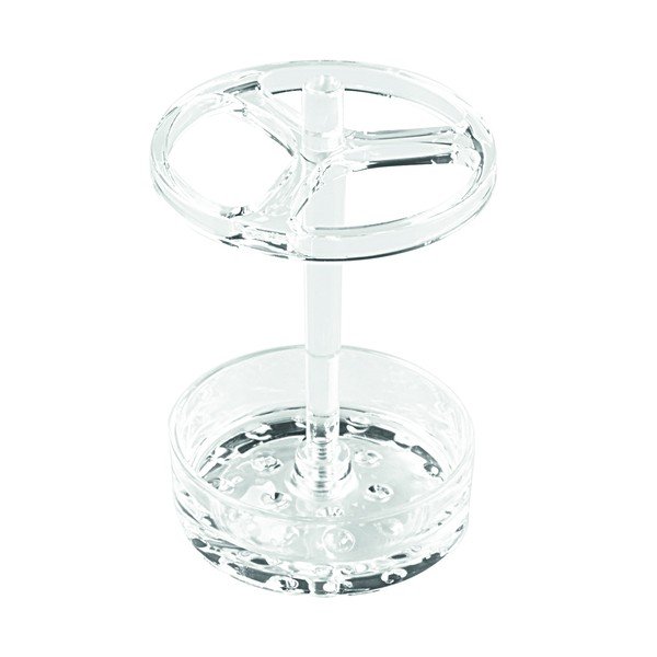 Portaspazzolino trasparente grande Eva - iDesign-image-1