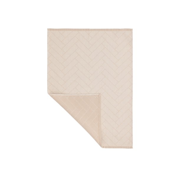 Asciugamano da cucina in cotone beige, 50 x 70 cm Tiles - Södahl-image-2