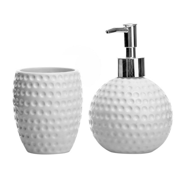 Set di accessori da bagno bianchi - Casa Selección