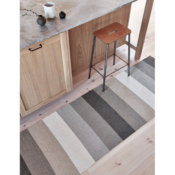 Passatoia da interno/esterno grigia/beige 70x300 cm Molly Clay – Pappelina-image-1