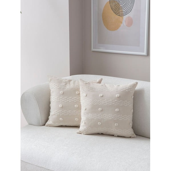 Federe decorative in set 2 pz 43x43 cm Tuffet – Mioli Decor-image-1