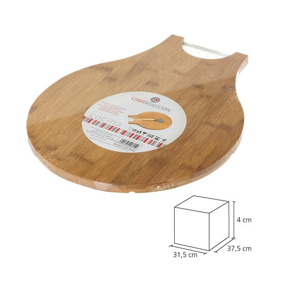 Set tagliere e tagliapizza in bambù Taglierina - Casa Selección-image-4