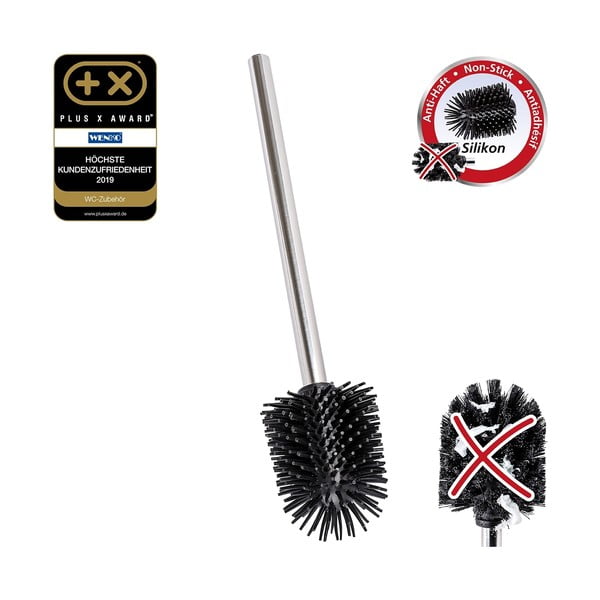 Scopino di ricambio in acciaio inox in argento lucido Ø 8 cm - Wenko-image-1