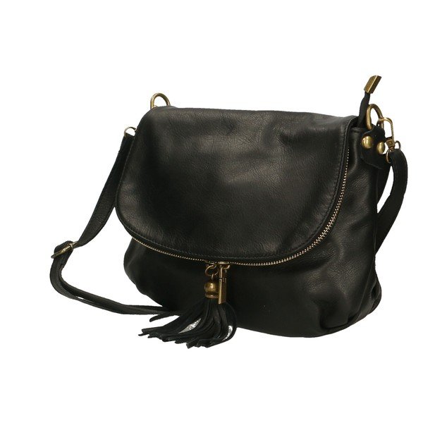 Borsa in pelle nera Marrone - Chicca Borse-image-1