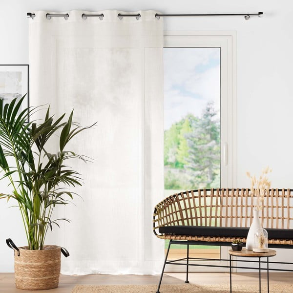 Tenda crema 140x280 cm Haltona - douceur d'intérieur-image-2