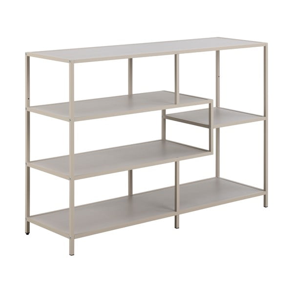 Libreria grigia 114x78x35 cm Seaford – Actona-image-2