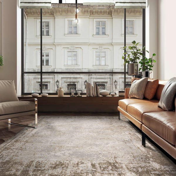 Tappeto beige 160x230 cm Kuza - Asiatic Carpets-image-1
