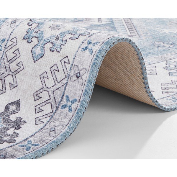 Runner azzurro, 80 x 200 cm Gratia - Nouristan-image-3