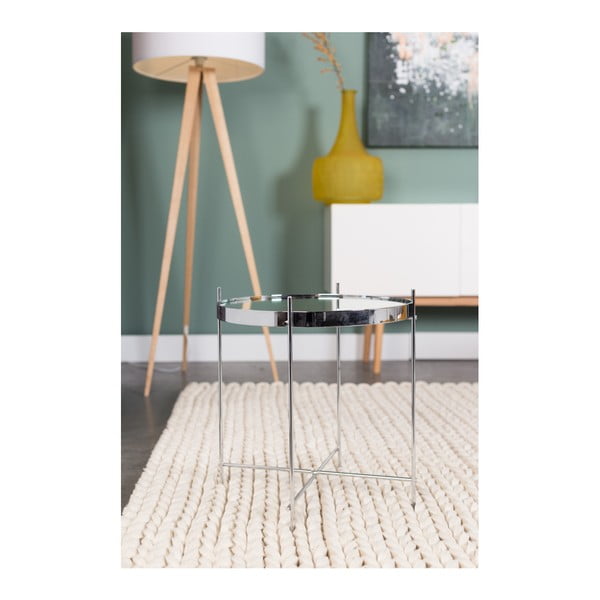 Tavolo pieghevole in argento Cupid - Zuiver-image-4