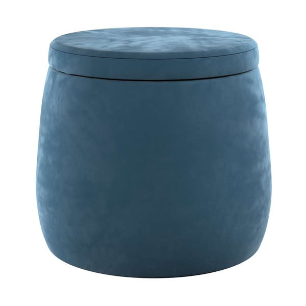 Pouf per bambini in velluto blu scuro Posh Velvet - Yellow Tipi