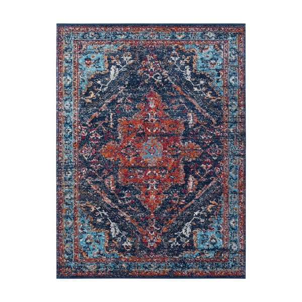 Tappeto blu scuro-rosso , 160 x 230 cm Azrow - Nouristan