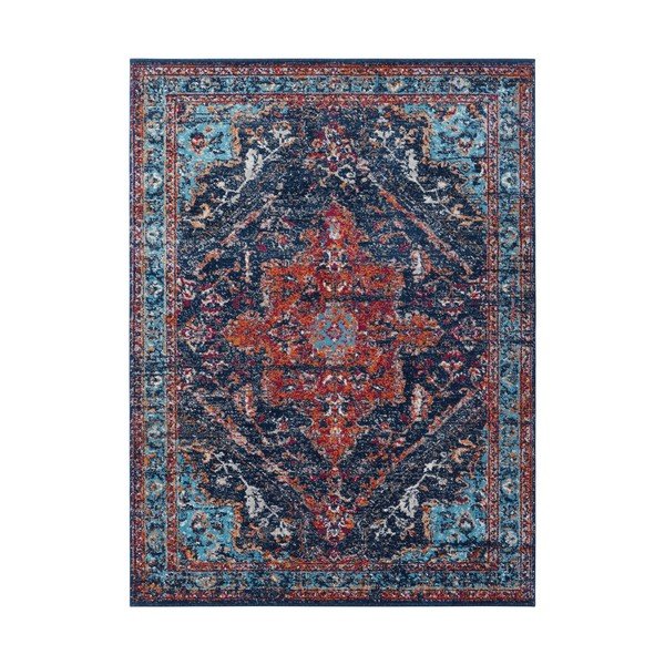 Tappeto blu scuro-rosso , 120 x 170 cm Azrow - Nouristan