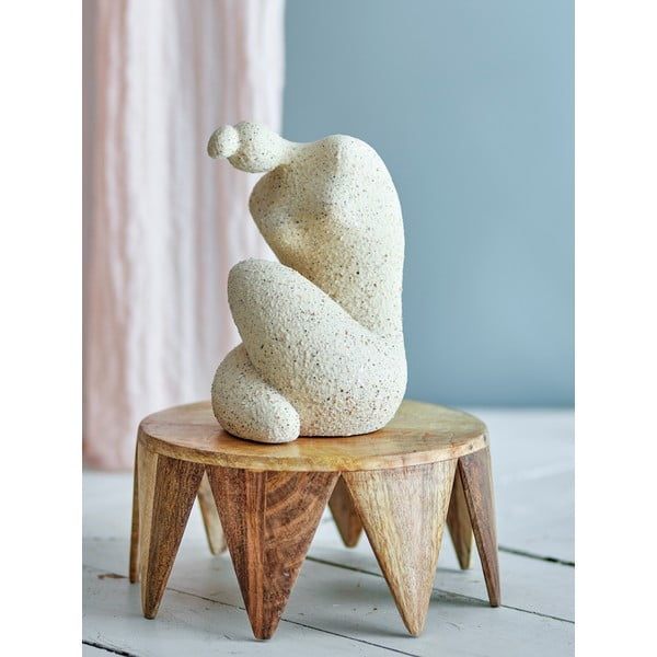 Piedistallo in legno per fiori ø 33 cm (altezza 15 cm) Sakuri - Bloomingville-image-1