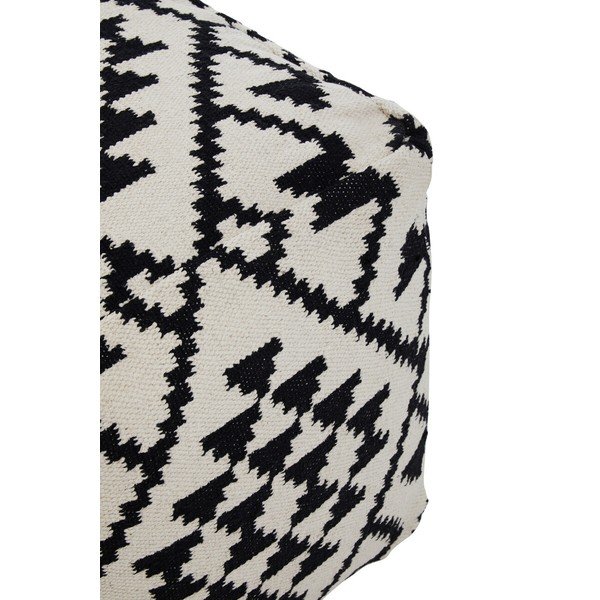 Poggiapiedi bianco e nero Cefena – Premier Housewares-image-4