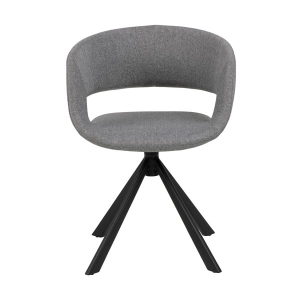 Sedia da pranzo girevole grigia Grace - Actona-image-2