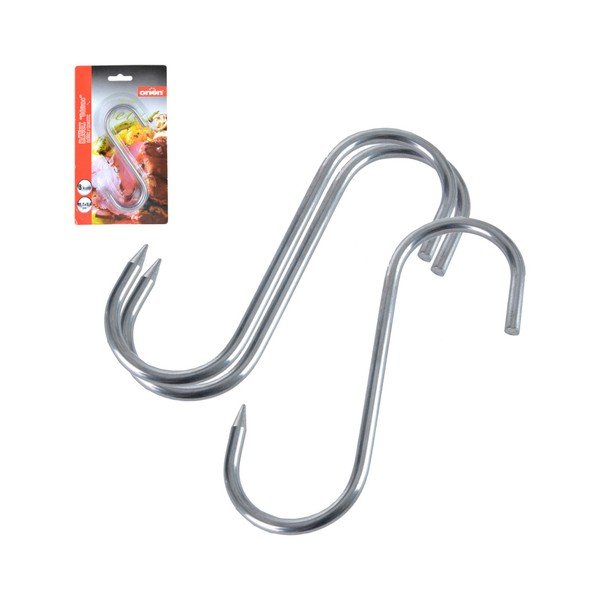 Set di 3 ganci in acciaio inox - Orion-image-1