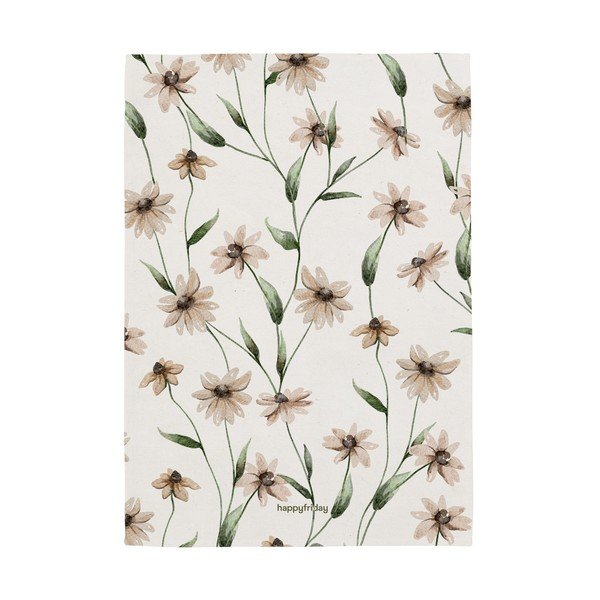 Set di 2 asciugamani in cotone 50x70 cm Tinny bloom - Happy Friday-image-1