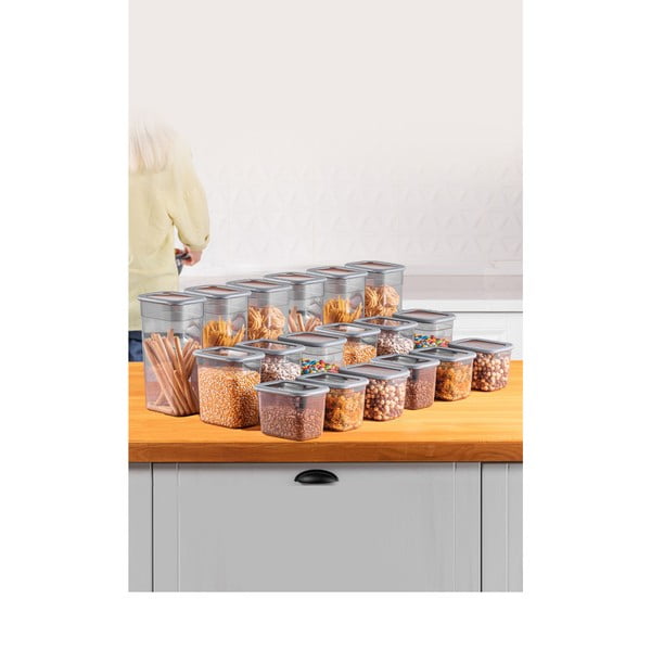 Dózy v sadě 18 ks na sypké potraviny Fresco – Hermia-image-2