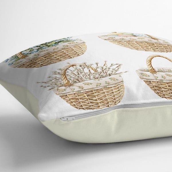 Federa con motivo pasquale 43x43 cm - Mila Home-image-1