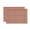 Tovagliette in set in misto iuta 2 pz 33x48 cm Statement Stripe – Södahl