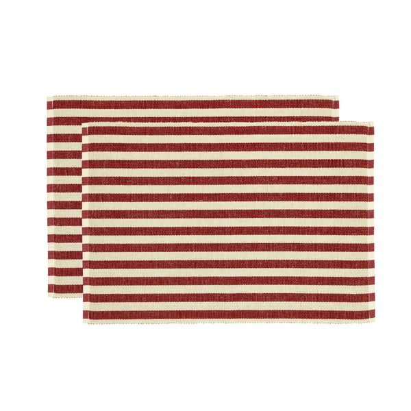 Tovagliette in set in misto iuta 2 pz 33x48 cm Statement Stripe – Södahl