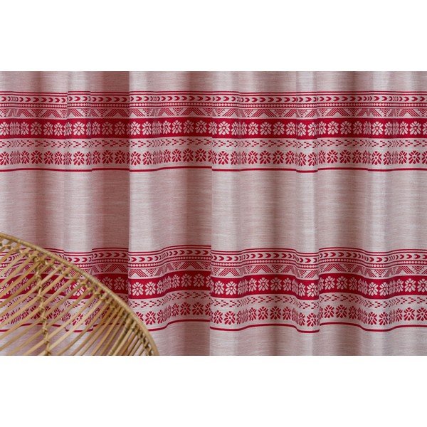Tenda rossa e beige 140x255 cm Doina - Mendola Fabrics-image-3