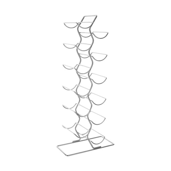 Portabottiglie argentato in metallo numero di bottiglie 12 Jaxen – Premier Housewares