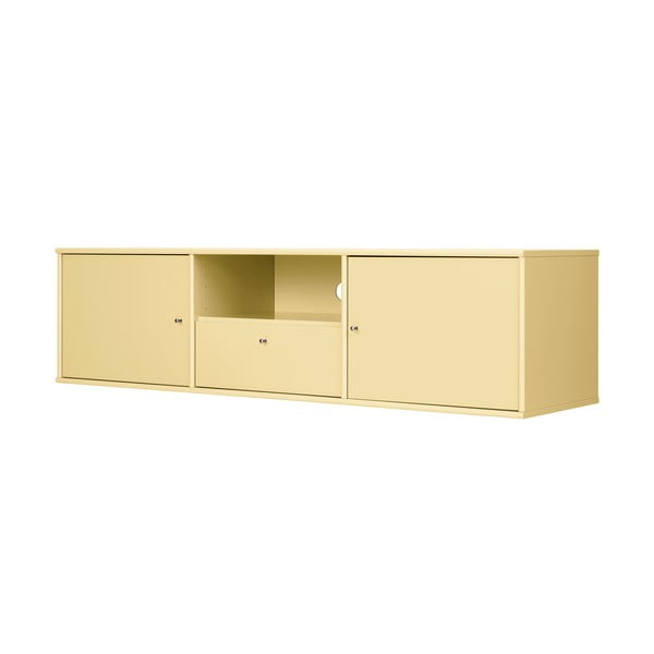 Mobile TV  giallo chiaro 161x42 cm Mistral - Hammel Furniture-image-1
