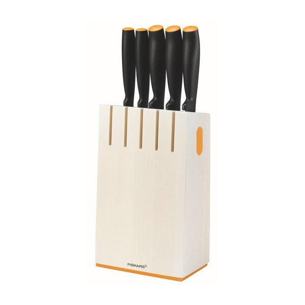 Sada 5 nožů ve stojanu Fiskars Light