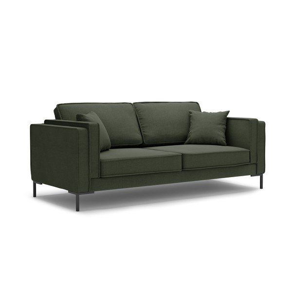 Divano verde scuro , 160 cm Attilio - Milo Casa-image-2