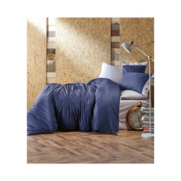 Set bavlněného povlečení na dvoulůžko s prostěradlem Sugu, 200 x 220 cm