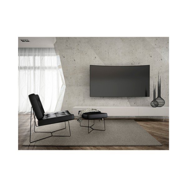 Tappeto grigio Sense Grey, 160 x 230 cm - Universal
