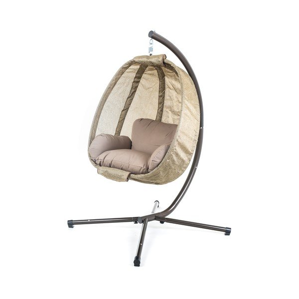 Sedia da giardino sospesa beige Aspen - Happy Green-image-3