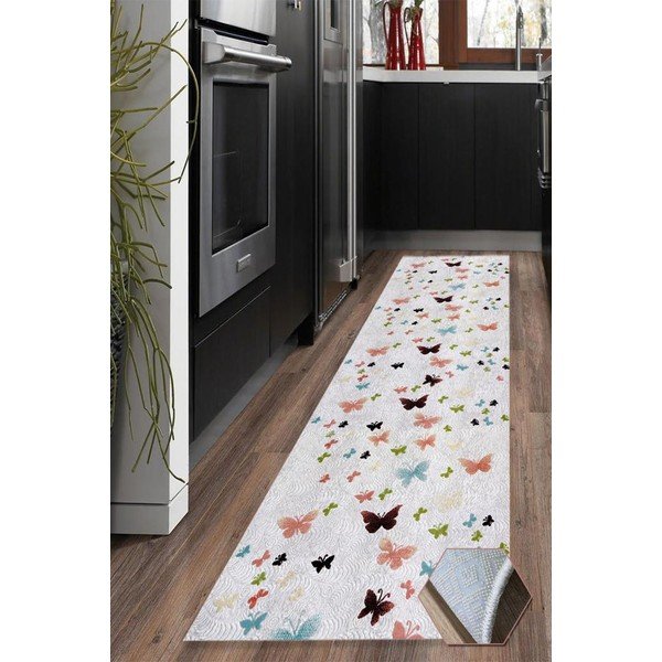 Tappeto Farfalle, 80 x 200 cm - Rizzoli-image-1