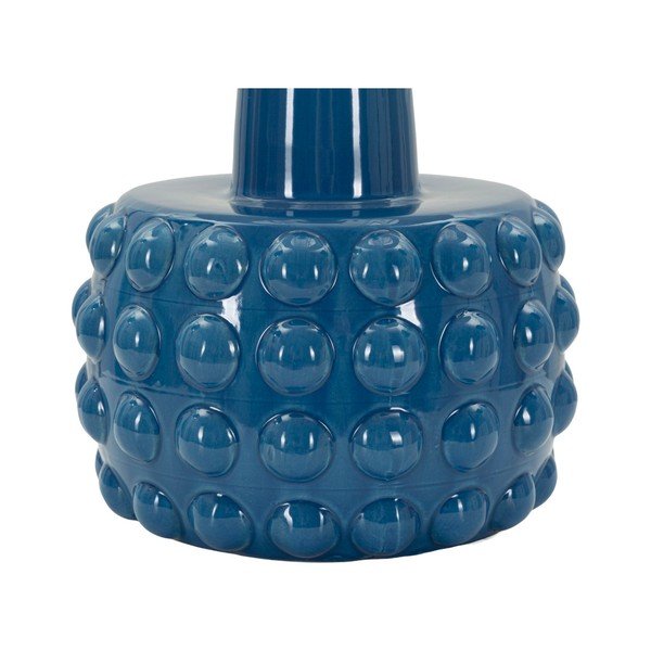 Lampada da tavolo bianca/blu in ceramica con paralume in tessuto (altezza totale 51,5 cm) Gress – Mauro Ferretti-image-2