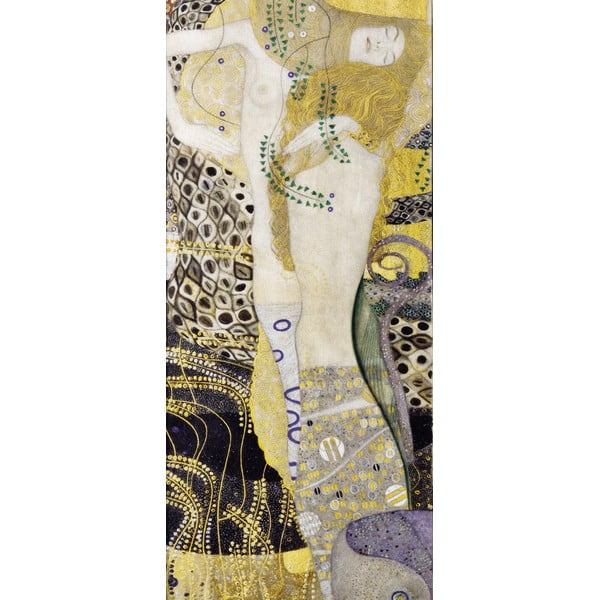 Dipinto - riproduzione 30x70 cm Water Hoses, Gustav Klimt - Fedkolor