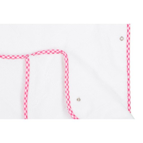 Sacco a pelo per neonati bianco e rosa - Tiseco Home Studio-image-2