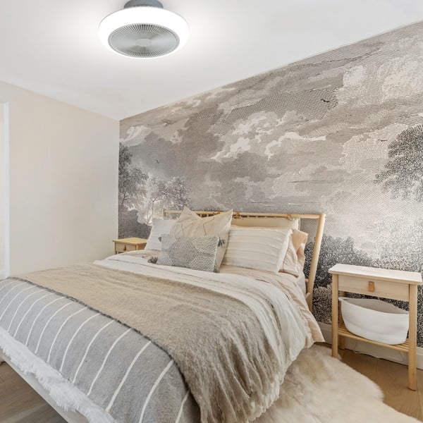 Plafoniera LED bianca Enkel - SULION-image-1