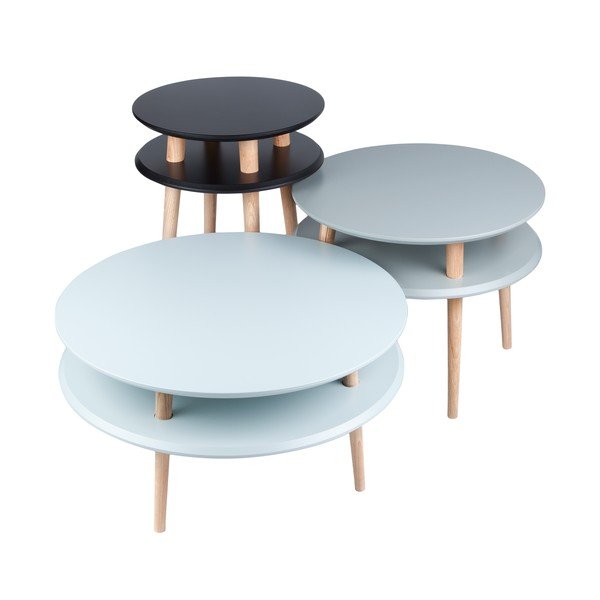 Tavolino grigio scuro UFO, ⌀ 57 cm Ufo - Ragaba-image-2