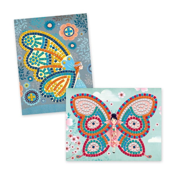 Set creativo Glittery Butterflies - Djeco