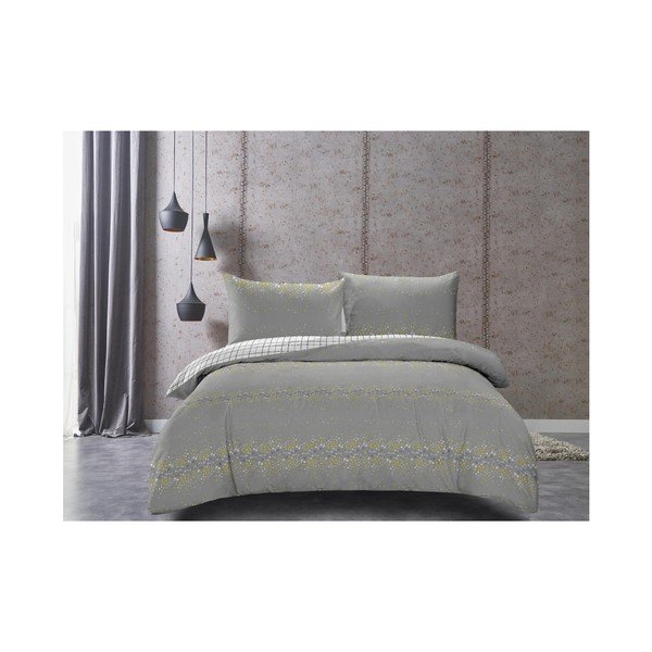 Biancheria da letto matrimoniale in cotone sateen Sparkle, 220 x 200 cm - DecoKing-image-1