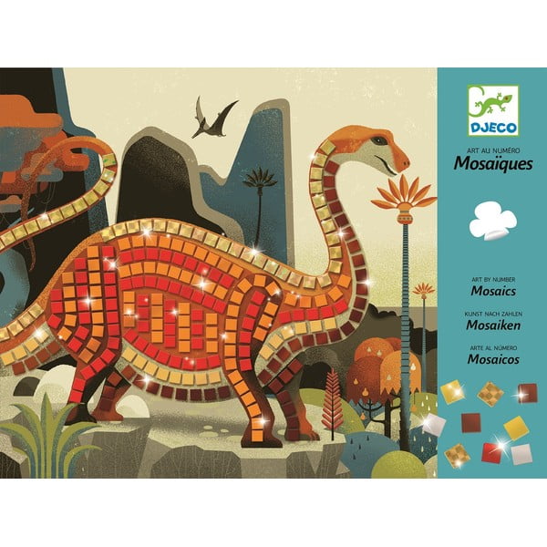 Set creativo Glittery Dinosaurs - Djeco-image-1